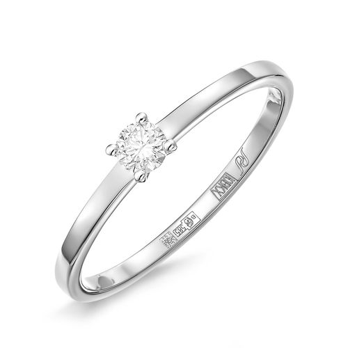 Сапфир каталог товаров Кольцо из белого золота с бриллиантом