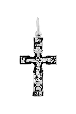 Сапфир каталог товаров Крест из серебра с чернением