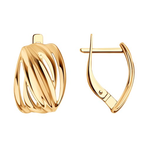 Сапфир каталог товаров Серьги из золота