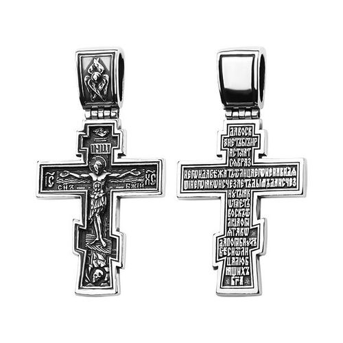 Сапфир каталог товаров Подвеска крест из серебра
