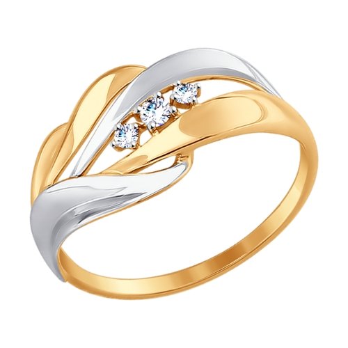 Сапфир каталог товаров Кольцо из золота с фианитом