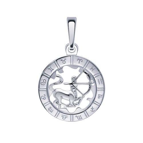 Сапфир каталог товаров Подвеска знак зодиака из серебра