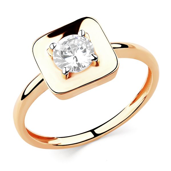 Сапфир каталог товаров Кольцо из золота с фианитом