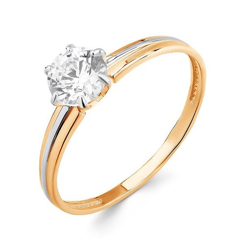 Сапфир каталог товаров Кольцо из золота с фианитом