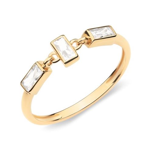 Сапфир каталог товаров Кольцо из золота с фианитом