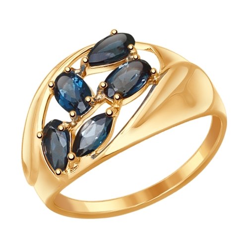 Сапфир каталог товаров Кольцо из золота с топазом