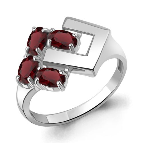 Сапфир каталог товаров Кольцо из серебра с гранатом