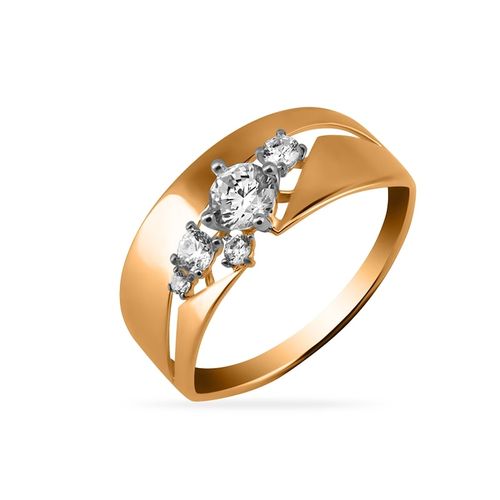 Сапфир каталог товаров Кольцо из золота с фианитом