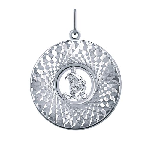 Сапфир каталог товаров Подвеска знак зодиака из серебра