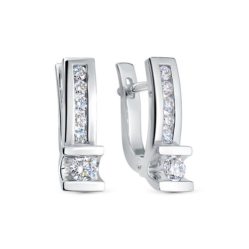 Сапфир каталог товаров Серьги из белого золота с бриллиантом