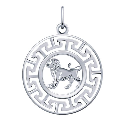 Сапфир каталог товаров Подвеска знак зодиака из серебра