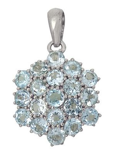 Сапфир каталог товаров Подвеска из серебра с топазом