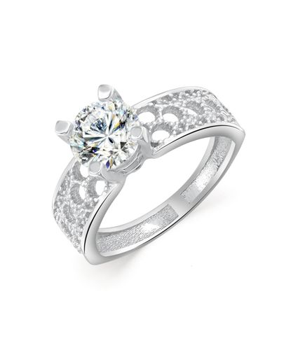 Сапфир каталог товаров Кольцо из серебра с фианитом