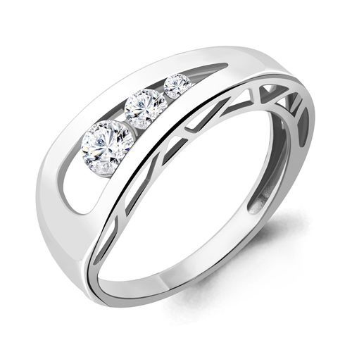 Сапфир каталог товаров Кольцо из серебра с фианитом