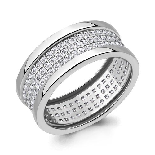 Сапфир каталог товаров Кольцо из серебра с фианитом