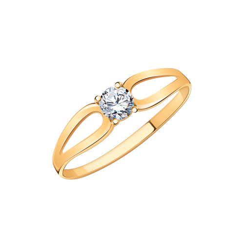 Сапфир каталог товаров Кольцо из золота с фианитом