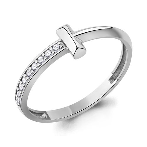 Сапфир каталог товаров Кольцо из серебра с фианитом