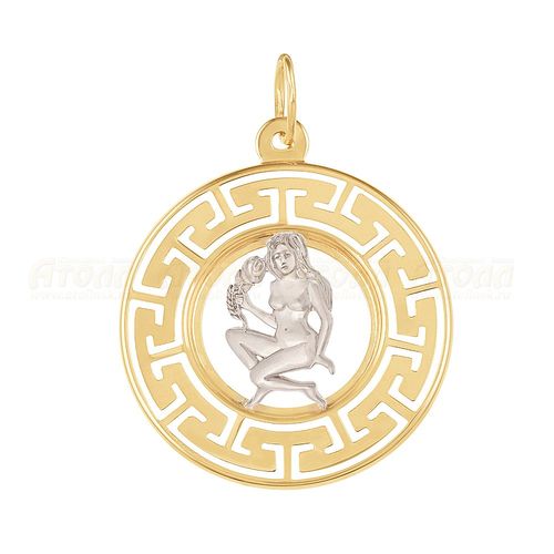 Сапфир каталог товаров Подвеска знак зодиака Дева из золота
