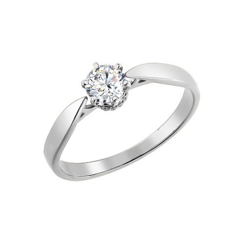 Сапфир каталог товаров Кольцо из белого золота с бриллиантом