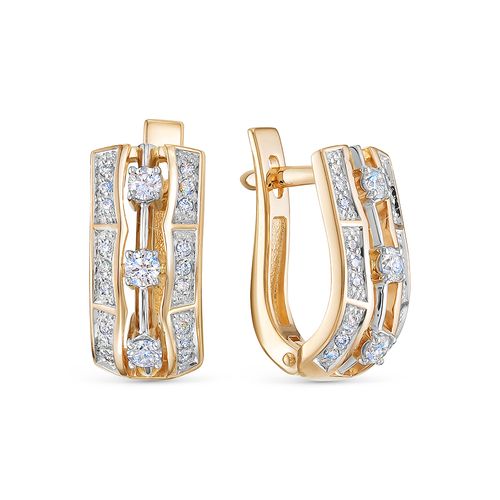 Сапфир каталог товаров Серьги из золота с бриллиантом