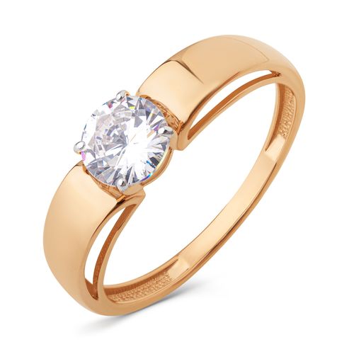 Сапфир каталог товаров Кольцо из золота с фианитом