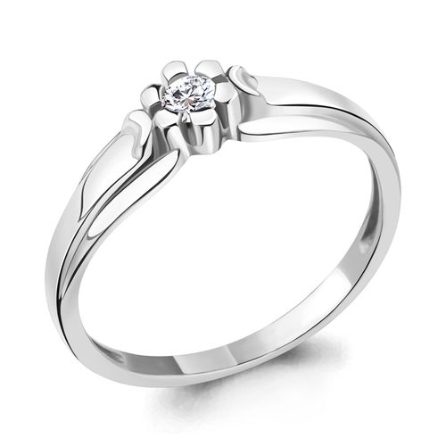 Сапфир каталог товаров Кольцо из серебра с фианитом