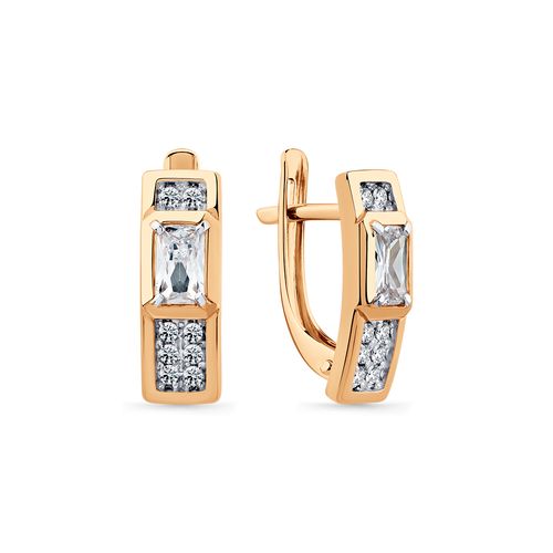 Сапфир каталог товаров Серьги из золота с фианитом