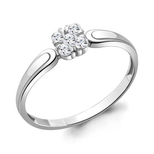 Сапфир каталог товаров Кольцо из серебра с фианитом