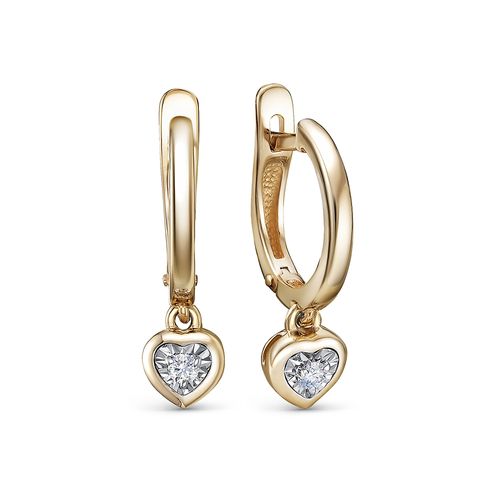 Сапфир каталог товаров Серьги из золота с бриллиантом