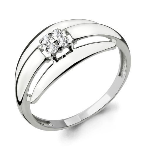 Сапфир каталог товаров Кольцо из серебра с фианитом