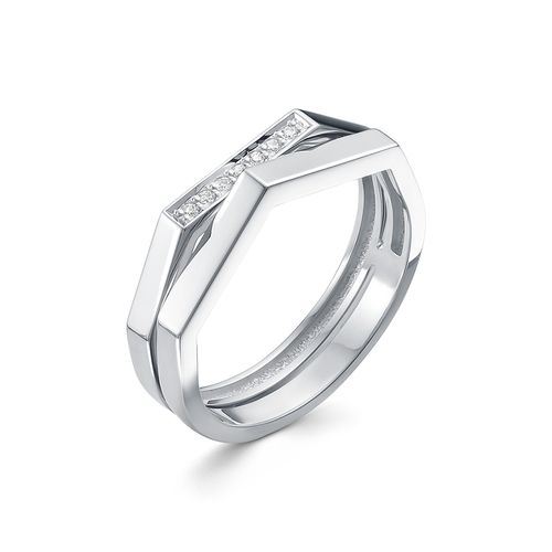 Сапфир каталог товаров Кольцо из белого золота с бриллиантом