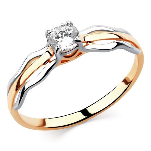 Сапфир каталог товаров Кольцо из золота с фианитом