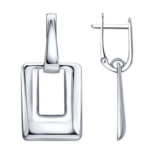 Сапфир каталог товаров Серьги из серебра