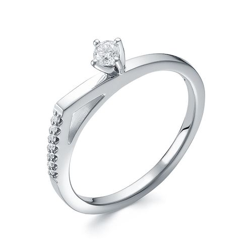 Сапфир каталог товаров Кольцо из белого золота с бриллиантом