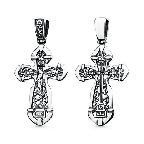Сапфир каталог товаров Подвеска крест из серебра