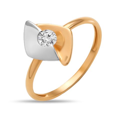 Сапфир каталог товаров Кольцо из золота с фианитом