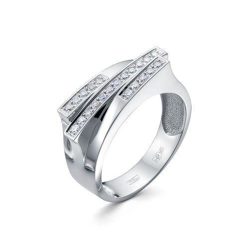 Сапфир каталог товаров Кольцо из белого золота с бриллиантом