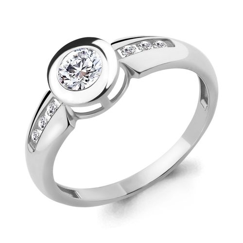 Сапфир каталог товаров Кольцо из серебра с фианитом