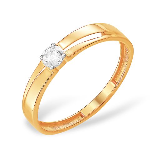 Сапфир каталог товаров Кольцо из золота с фианитом