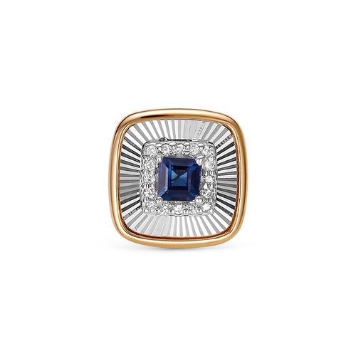 Сапфир каталог товаров Подвеска из золота с сапфиром, бриллиантом