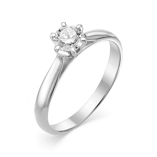 Сапфир каталог товаров Кольцо из белого золота с бриллиантом