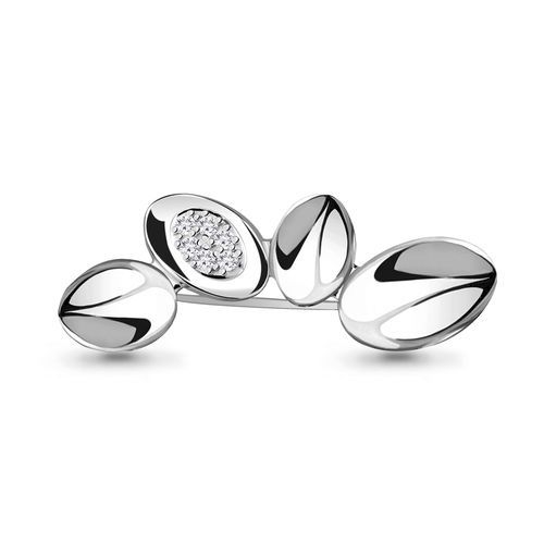 Сапфир каталог товаров Брошь из серебра с фианитом