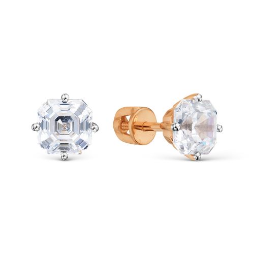 Сапфир каталог товаров Пуссеты из золота с фианитом