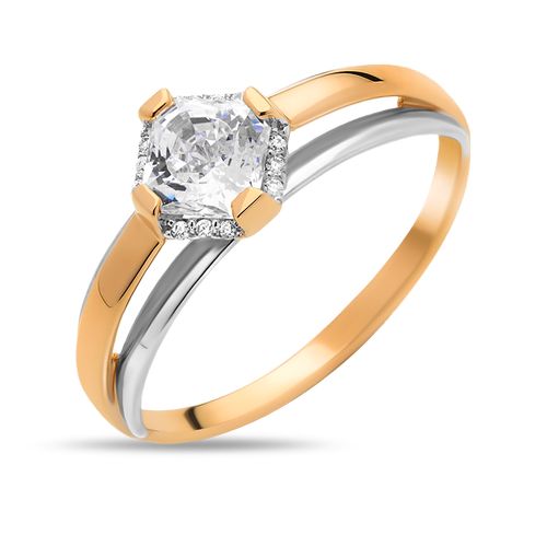 Сапфир каталог товаров Кольцо из золота с фианитом