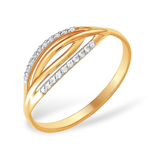 Сапфир каталог товаров Кольцо из золота с фианитом