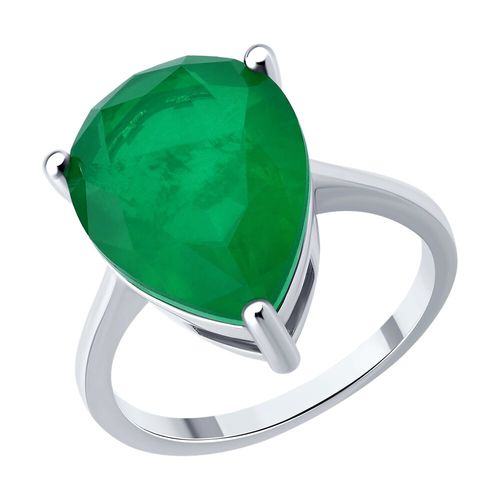 Сапфир каталог товаров Кольцо из серебра с фианитом