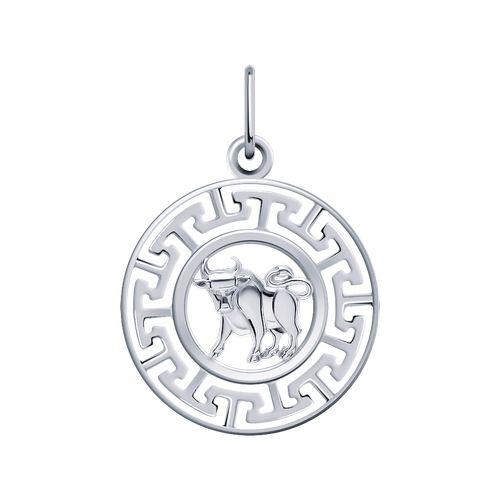 Сапфир каталог товаров Подвеска знак зодиака из серебра