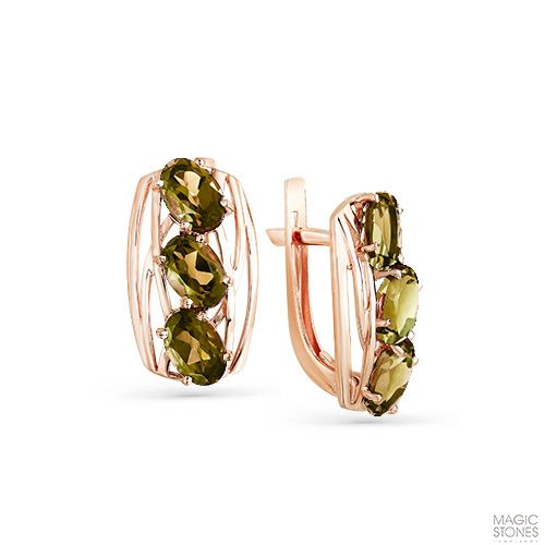 Сапфир каталог товаров Серьги из золота с султанитом