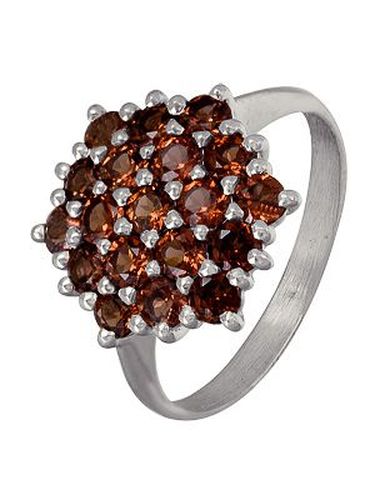 Сапфир каталог товаров Кольцо из серебра с гранатом