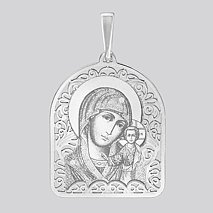 Сапфир каталог товаров Подвеска икона из серебра
